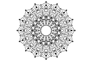 Flower Design Mandala Style