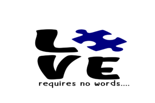 Love Requires No Words Autism Awareness SVG